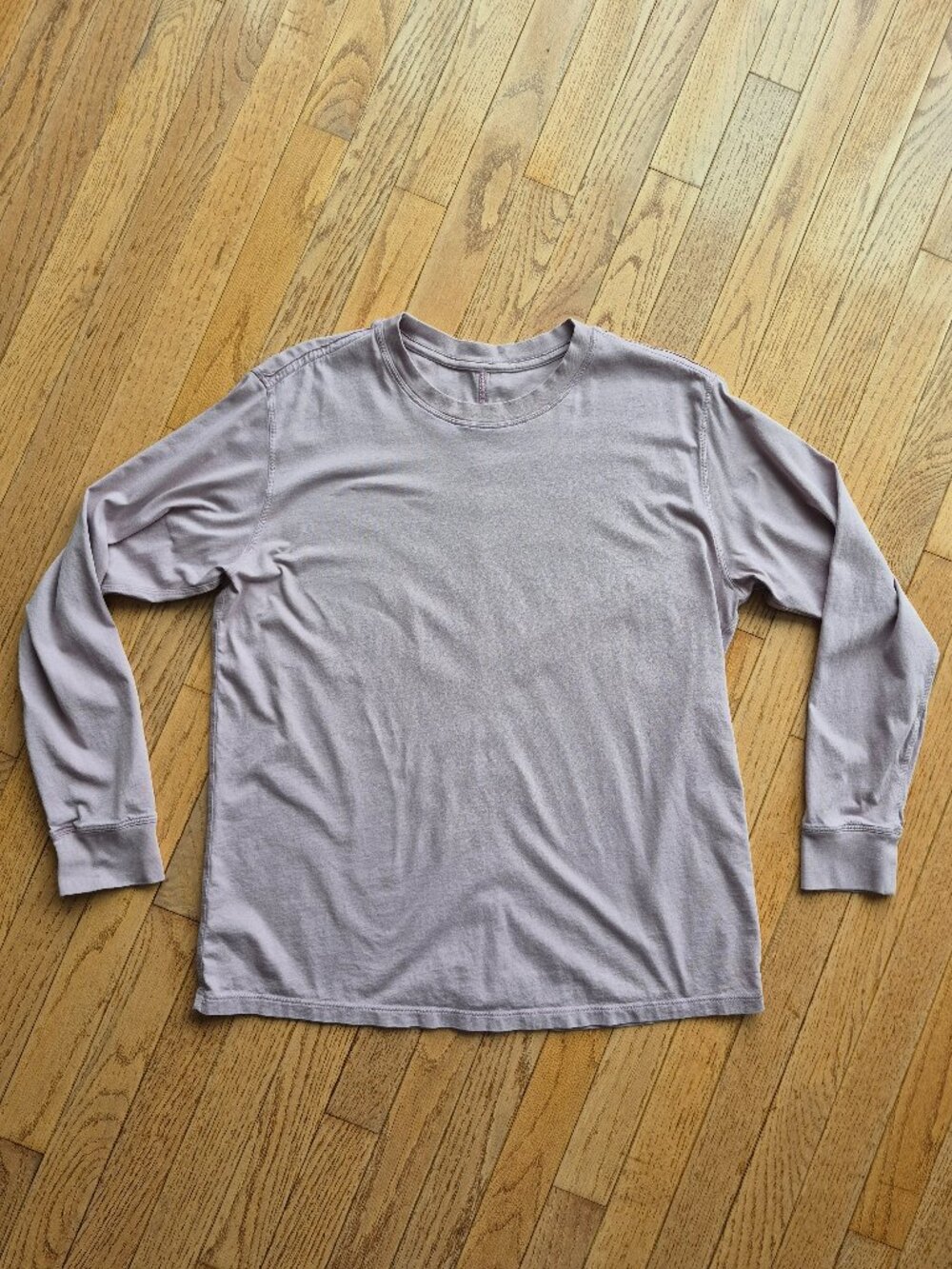 Lululemon Relaxed-Fit Long-Sleeve Shirt L Pale Pink